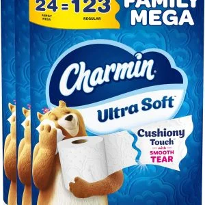 charmin ultra soft cushiony touch toilet paper